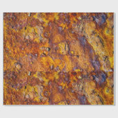 錆びた金属表面 ラッピングペーパー (フラット)