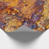 錆びた金属表面 ラッピングペーパー (角)