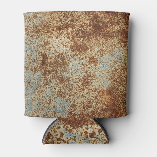 錆びた金属:テクスチャパネルの背景。 缶クーラー (正面)