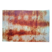 錆びた金属、テクスチャ付きの背景。 枕カバー (裏面)