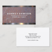 錆びた金属 | ポリッシュトリム 名刺 (正面/裏面)