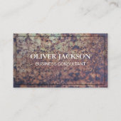 錆びた金属 名刺 (正面)