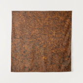 錆びた金属：鉄の質感。 タペストリー (正面(横))