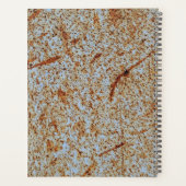 錆びた金男らし属工芸 プランナー手帳 (裏面)