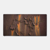 錆びた鉄のテクスチャ デスクマット (正面)