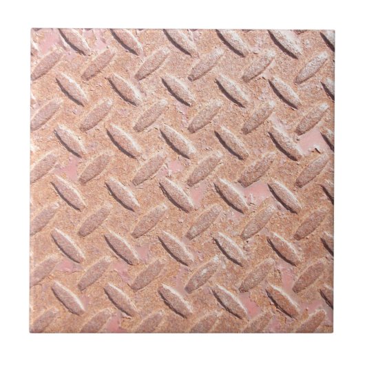 錆びた鉄板 タイル (正面)