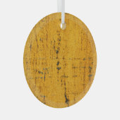 錆びた鉄、金属のテクスチャ背景。 ガラスオーナメント (正面右)