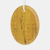 錆びた鉄、金属のテクスチャ背景。 ガラスオーナメント (正面左)