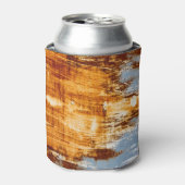 錆びた鋼板、テクスチャ付きの背景。 缶クーラー (缶正面)