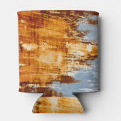 錆びた鋼板、テクスチャ付きの背景。 缶クーラー (裏面)