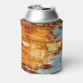 錆びた鋼板、テクスチャ付きの背景。 缶クーラー (缶裏面)