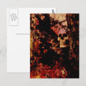 錆びた頭蓋骨 ポストカード (正面/裏面)