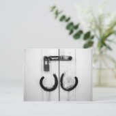 錆びた馬蹄葉書 ポストカード (スタンド正面)