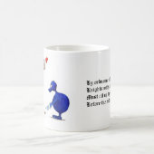 錆びた騎士が油を塗られてキーキーを鳴らさない コーヒーマグカップ (中央)