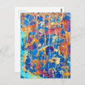 錆びアートカッコいいおもしろいユニーク ポストカード (正面/裏面)