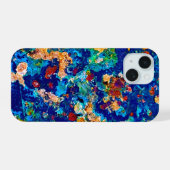 錆びアートカッコいいおもしろいユニーク iPhone 15ケース (裏面横)