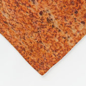 錆びグランジた金属テクスチャさびた腐食とo フリースブランケット (角)