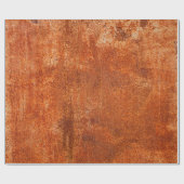 錆びグランジた金属テクスチャさびた腐食とo ラッピングペーパー (フラット)