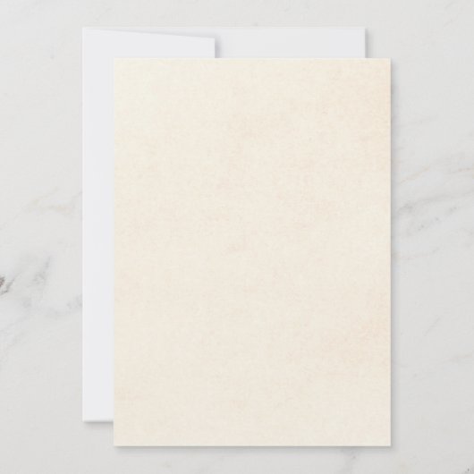 錆びテラコッタフラワーサンクスギビングディナー 招待状 (裏面)