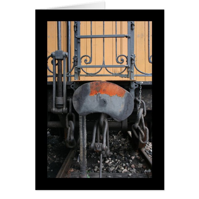 錆びバッファ旧蒸気列車ルマストルカード (正面)