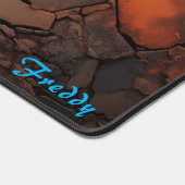 錆びパーソナライズされたた鋳鉄製イメージデスクマット デスクマット (コーナー)