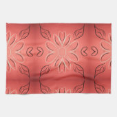 錆びファンシーた珊瑚を持つハンドタオル キッチンタオル (横)