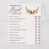 錆びフローラ素朴なブライダルシャワー誰がゲームと言った (正面)