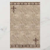 錆び十字固定 便箋 (正面)