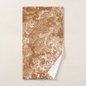 錆び大理石抽象芸術 バスタオルセット (ハンドタオル)