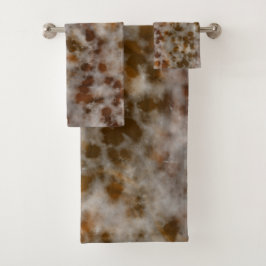 錆び大理石抽象芸術 バスタオルセット