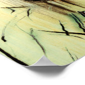 錆び抽象芸術アーカッコいいトおもしろいユニーク ポスター (角)