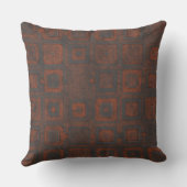 錆び抽象芸術 クッション (裏面)