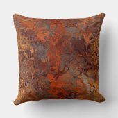 錆び抽象芸術 クッション (裏面)