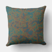 錆び抽象芸術 クッション (裏面)