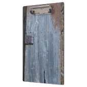 錆び擦り切れたた木製の扉 クリップボード (左)