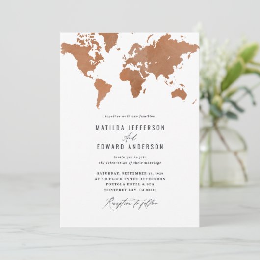 錆び水のカラーワールドマップ結婚の旅行 (スタンド正面)