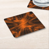 錆び瑪瑙 スクエアペーパーコースター (アングル)