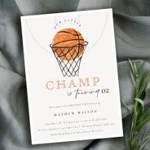 錆び私たちの小さなチャンプバスケ任意の年齢誕生日