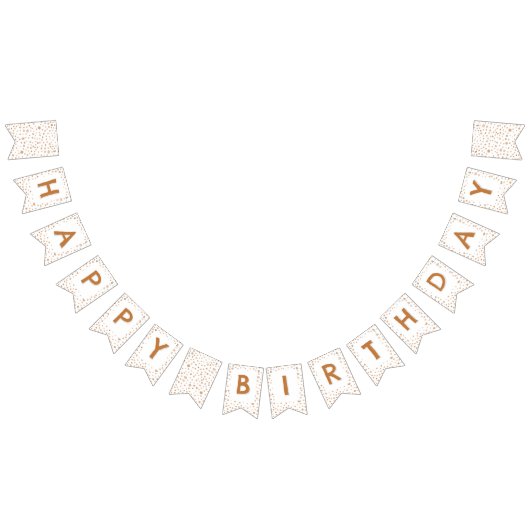 錆び紙吹雪水色ドット束フラグ バンティングフラッグ (全)