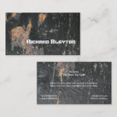 錆び絵を描た、腐食した金属、テクスチャカスタム 名刺 (正面/裏面)