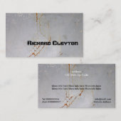 錆び絵を描た、腐食した金属、テクスチャカスタム 名刺 (正面/裏面)