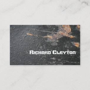 錆び絵を描た、腐食した金属、テクスチャカスタム 名刺