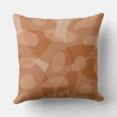 錆び色ジオメトリックなアーストーン クッション (裏面)