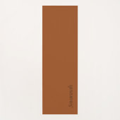 錆び茶色のヨガパーソナライズされたマット ヨガマット (正面)