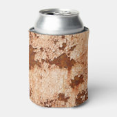 錆び質感：風化した表面背景。 缶クーラー (缶正面)