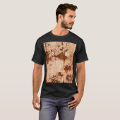 錆び質感：風化した表面背景。 Tシャツ (正面フル)