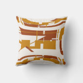 錆び金ゴールド凹面南西ルックアコンテンポラリーート クッション (裏面)