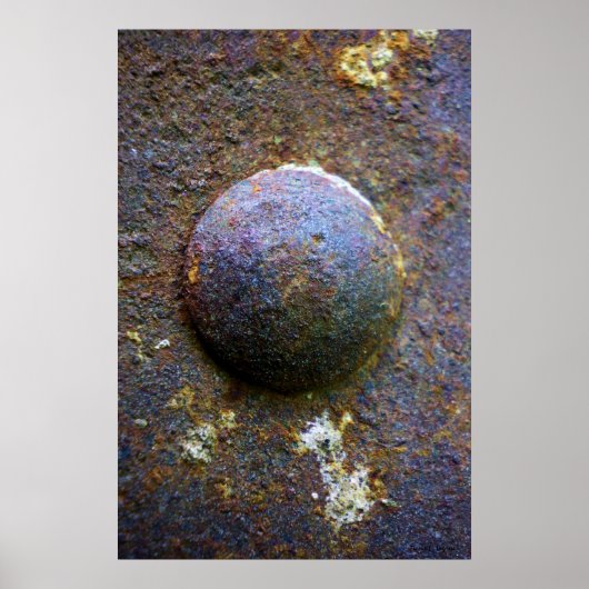 錆び鋼工業用リベット ポスター (正面)