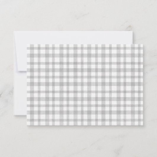 錆び黄色の秋の風景ウェディングレセプション 出欠カード (裏面)