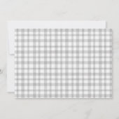 錆イエロー秋ランドスケープのプレイドリハーサルディナー 招待状 (裏面)